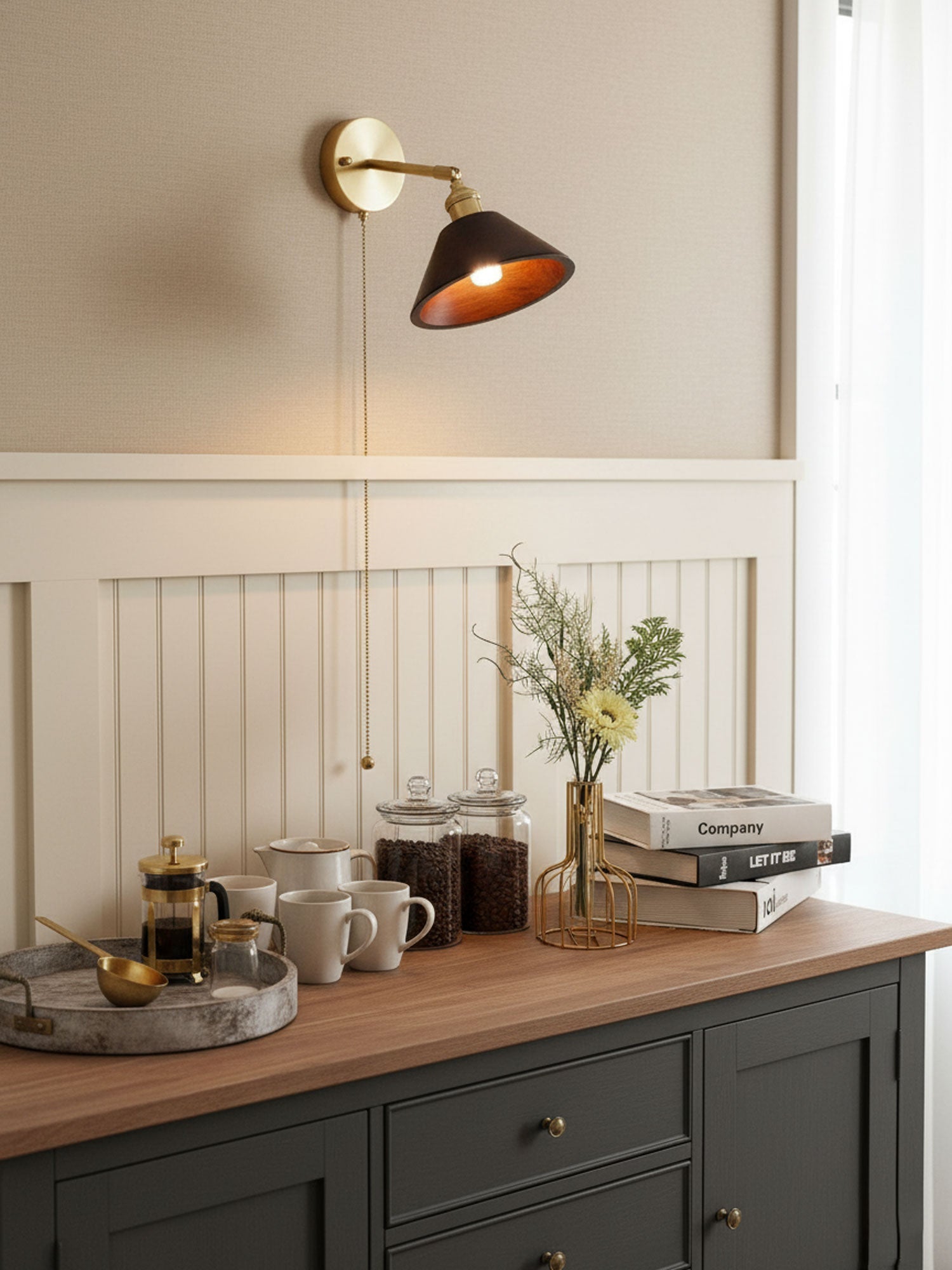 Vintage Wandleuchte Terer