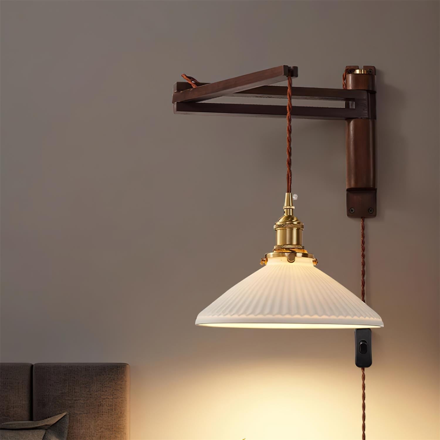Vintage Wandleuchte Veltaeur