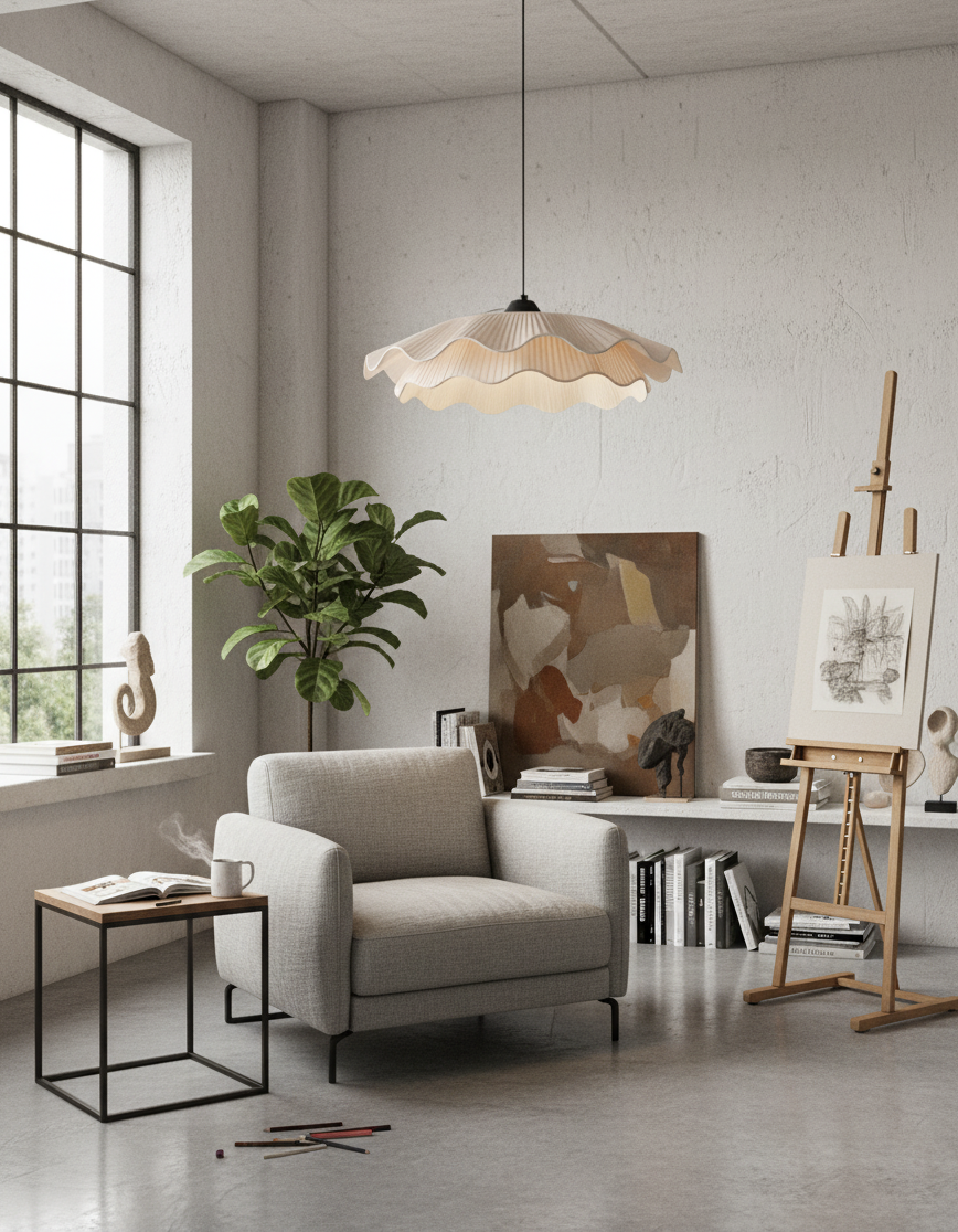 White Colmi Pendant Light – detail 9