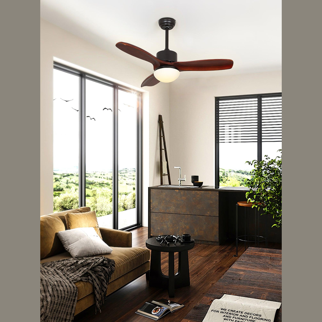 Moderne Deckenventilatorleuchte Fioeli