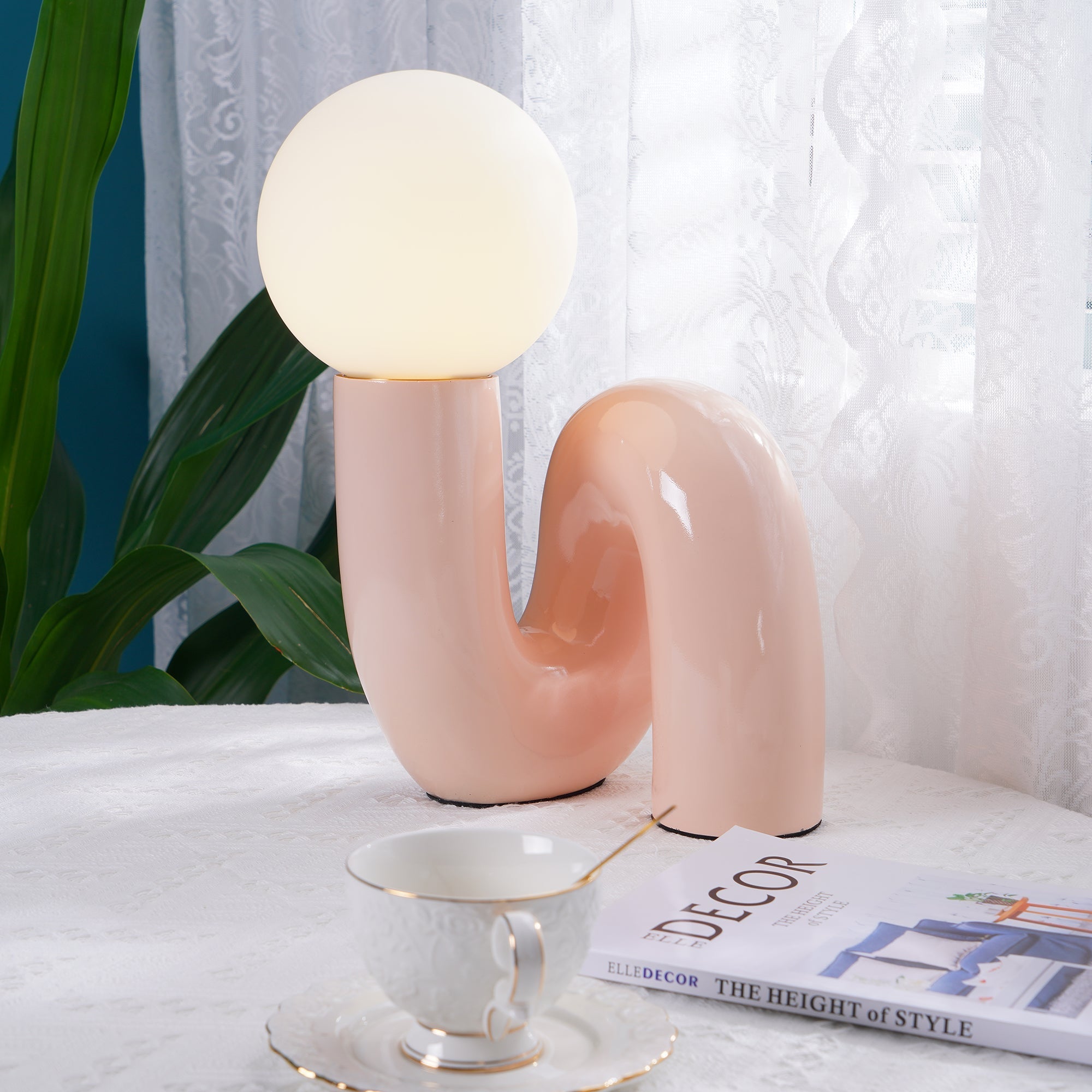 Spiralförmige Tischleuchte Nalrae